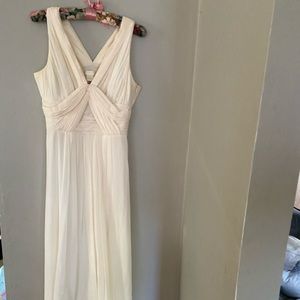 floor length wedding gown